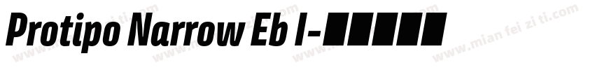 Protipo Narrow Eb I字体转换